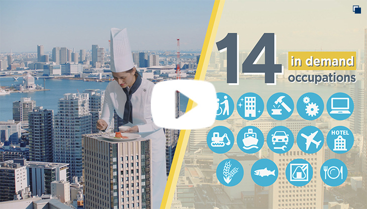 Play movie in a new window：14 in demand occupations